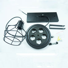 Load image into Gallery viewer, 40W Grenade Retro Wrought Iron Pulley Lifting Wall Lamp Corridor Aisle Porch Wall Lamp
