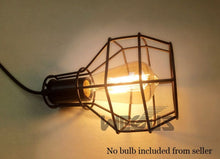 Load image into Gallery viewer, 40W Grenade Retro Wrought Iron Pulley Lifting Wall Lamp Corridor Aisle Porch Wall Lamp