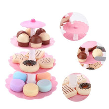 Load image into Gallery viewer, Kids Food Toy Children Cake Desserts Tower Party Tea Set Pretend Role Play Food Toys