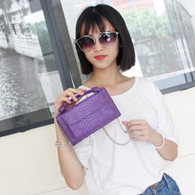 Load image into Gallery viewer, Genuine Leather Women Hand Bag Female Fashion Chain Shoulder Bag Luxury Designer Tote Messenger Bags, Black, Beige, Future blue, Purple, Dark Green, Lime blue, Egg yellow, Pink, Cyan Gray, Dark Blue, Coffee, Red, Emerald, Brown, Rose Red, Orange, Old R...