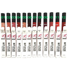Load image into Gallery viewer, Sexy Waterproof Liquid Lipstick Matte Lip Gloss Velvet Long Lasting Lipstick  Makeup Cosmetic, 1, 11, 12, 13, 14, 16, 17, 18, 19, 2, 21, 22, 23, 24, 3, 4, 6, 7, 9