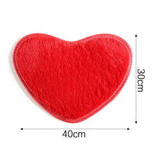 Load image into Gallery viewer, Heart Shape Non-slip Bath Mats Kitchen Carpet Home Decoration, 70*80CM