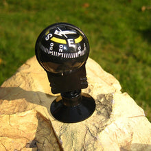 Load image into Gallery viewer, Pocket Ball Compass Instrument Navigation Compass Outdoor Hiking Car Black Compass, Car Compass