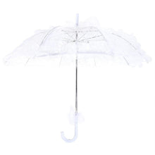 Load image into Gallery viewer, Wedding Parties Bridal Lace Cotton Umbrella Dancing Photography Prop Umbrella, Pink, Red, Purple, Green, Black, Rose Red, White, Orange, Blue
