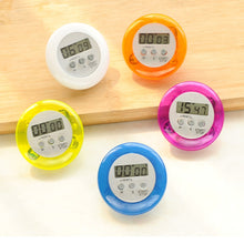 Load image into Gallery viewer, Round Magnetic Digital Countdown Timer Alarm Stand Kitchen Timer Cooking Alarm Clock, Round Digital Countdown Timer, Digital Timer, Round Timer