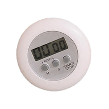 Load image into Gallery viewer, Round Magnetic Digital Countdown Timer Alarm Stand Kitchen Timer Cooking Alarm Clock, Round Digital Countdown Timer, Digital Timer, Round Timer