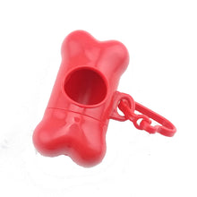 Load image into Gallery viewer, Dog Poop Dispenser Dog Poop Bag Bone Dispenser Case Pet Waste Bags, Pink, Green, Black, Red, Purple, Orange, Blue