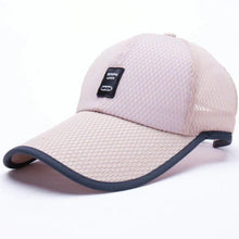 Load image into Gallery viewer, Outdoor Quick-drying Mesh Breathable Baseball Cap for Men, Black, White, Navy, Gray, Beige