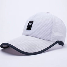 Load image into Gallery viewer, Outdoor Quick-drying Mesh Breathable Baseball Cap for Men, Black, White, Navy, Gray, Beige