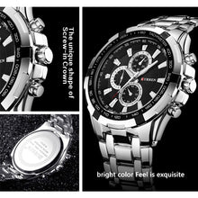 Load image into Gallery viewer, CURREN 8023 Men Stainless Steel Analog Sport Quartz Watch