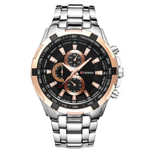 Load image into Gallery viewer, CURREN 8023 Men Stainless Steel Analog Sport Quartz Watch