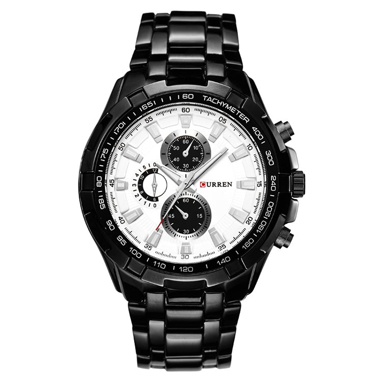 CURREN 8023 Men Stainless Steel Analog Sport Quartz Watch
