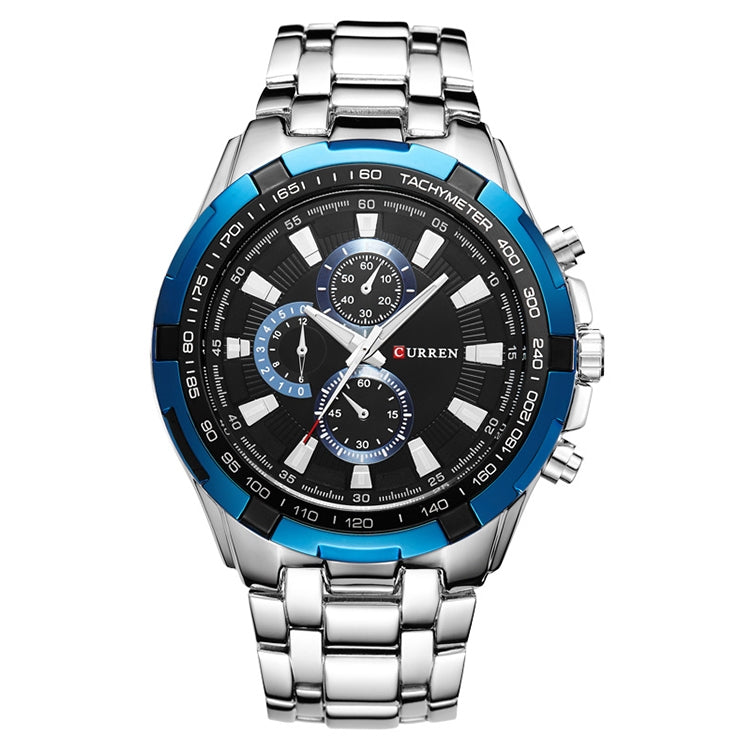 CURREN 8023 Men Stainless Steel Analog Sport Quartz Watch