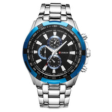 Load image into Gallery viewer, CURREN 8023 Men Stainless Steel Analog Sport Quartz Watch
