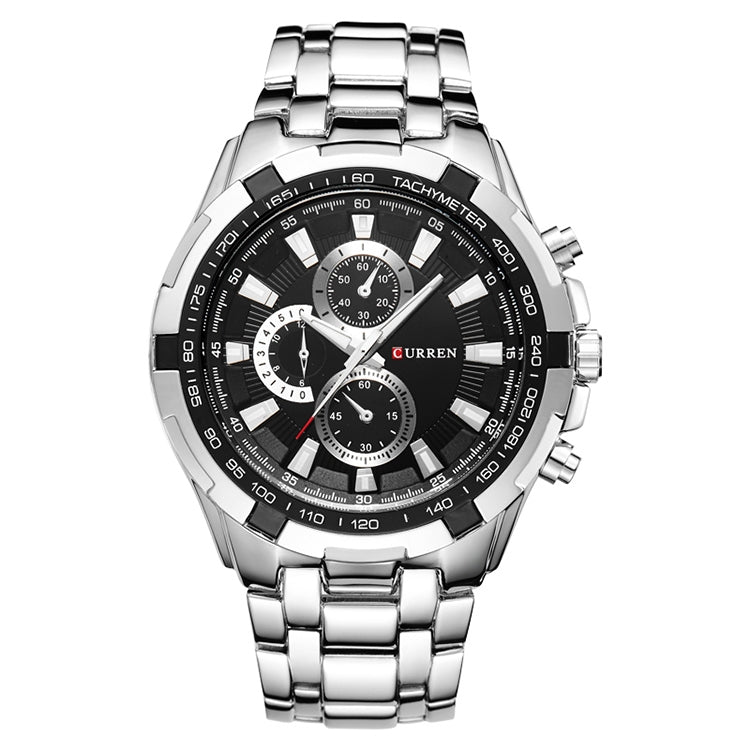 CURREN 8023 Men Stainless Steel Analog Sport Quartz Watch