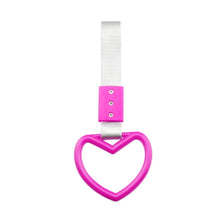 Load image into Gallery viewer, JDM Car Static Belt Decorative Warning Hanging Ring Rear Bumper Warning Ring Car Safety Hand Ring, Heart-Shaped Orange, Heart-Shaped Purple, Heart-Shaped White, Heart-Shaped Black, Heart-Shaped Blue, Heart-Shaped Red, Heart-Shaped Pink, Ring-Shape Red ...