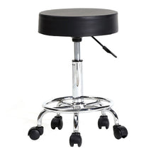 Load image into Gallery viewer, Adjustable Beauty Barber Shop Bar Lift Pulley Stool Movable Stool Chair