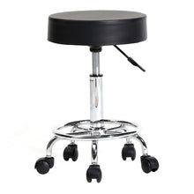 Load image into Gallery viewer, Adjustable Beauty Barber Shop Bar Lift Pulley Stool Movable Stool Chair