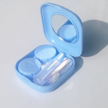 Load image into Gallery viewer, 5PCS/Set Mini Square Plastic Contact Lens Case with Mirror