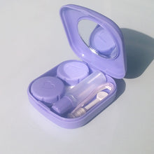 Load image into Gallery viewer, 5PCS/Set Mini Square Plastic Contact Lens Case with Mirror