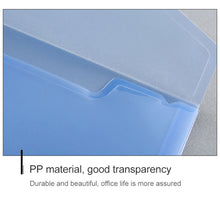 Load image into Gallery viewer, 12 PCS A4 Clear Document Bag Paper File Folder Stationery School Office PP Case