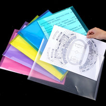 Load image into Gallery viewer, 12 PCS A4 Clear Document Bag Paper File Folder Stationery School Office PP Case