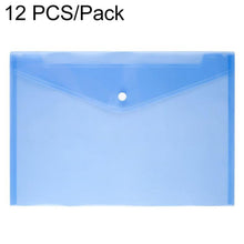 Load image into Gallery viewer, 12 PCS A4 Clear Document Bag Paper File Folder Stationery School Office PP Case