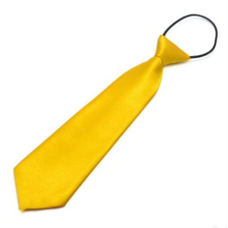 Solid Color Casual Rubber Band Lazy Tie for Children, White, Black, Orange, Wine red, Pink, Blue, Rose Red, Fluorescent Green, Dark Grey, Navy Blue, Dark Purple, Red, Champagne, Silver, Purple, Yellow, Light Navy, ArmyGreen, Lake Blue, Light Champagne ...