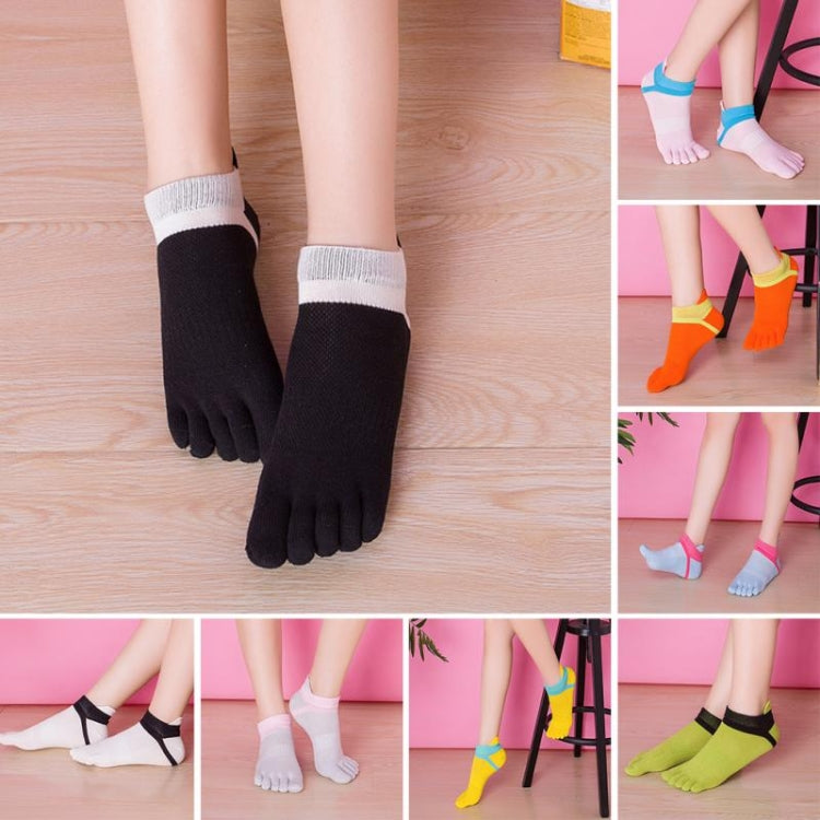 Ladies Finger Socks Cotton Breathable Mesh Socks Sock Mouth Foot Design Split Socks