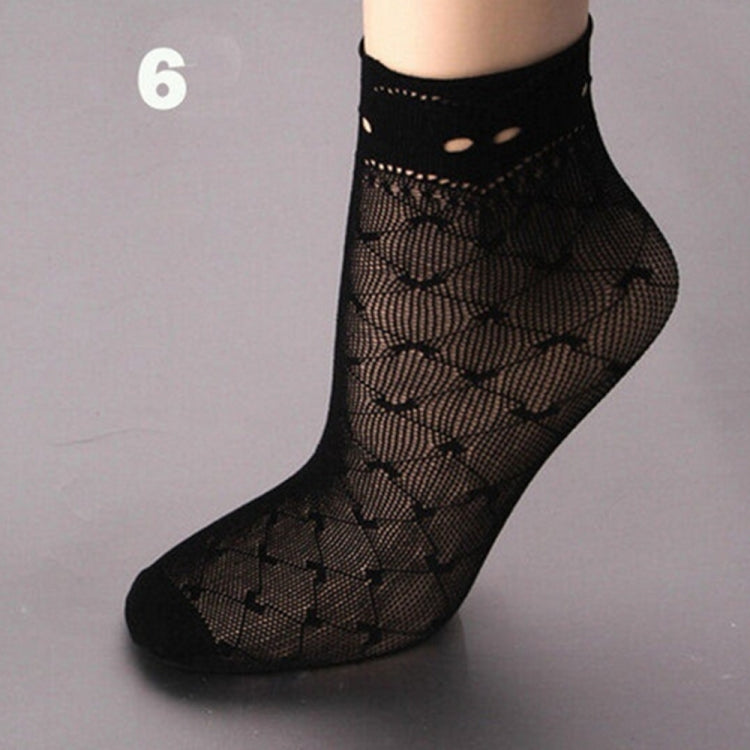 Sexy Black Sock Women Girls Ladies Soft Lace Short Ankle Socks Fishnet