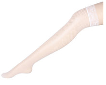 Load image into Gallery viewer, Sexy Linger Over Knee Socks Sexy Fishnet Lace Nylon Top Mesh Thigh High Stockings Pantyhose Long Tights
