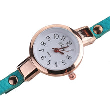 Load image into Gallery viewer, Eye Shape Gemstone Bracelet Watch for Women