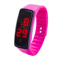 Load image into Gallery viewer, LED Digital Display Silicone Bracelet Children Electronic Watch