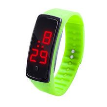 Load image into Gallery viewer, LED Digital Display Silicone Bracelet Children Electronic Watch