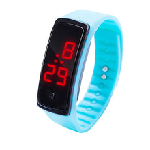 Load image into Gallery viewer, LED Digital Display Silicone Bracelet Children Electronic Watch