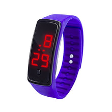 Load image into Gallery viewer, LED Digital Display Silicone Bracelet Children Electronic Watch