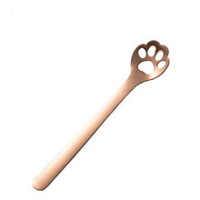 Load image into Gallery viewer, Stainless Steel Creative Cat Claw Coffee Spoon Dessert Cake Spoon, Cat Claw Spoon Silver, Hollow Cat Claw Spoon Silver, Cat Claw Spoon Gold, Hollow Cat Claw Spoon Gold, Cat Claw Spoon Rose Gold, Hollow Cat Claw Spoon Rose Gold, Cat Claw Spoon Black    ...