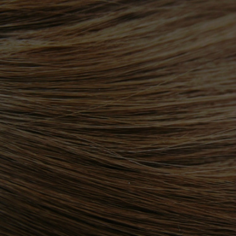 Women's Wool Long Hair With Bangs Natural Fluffy Wig, Pink Brown (Brown On Top) 54CM, Haze Blue (Black On Top ) 54CM, Cold Brown 54CM, Black Brown 54CM