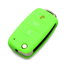 Load image into Gallery viewer, 2 PCS Silicone Car Key Cover Case for Volkswagen Golf, Blue, Dark Blue, Pink, Green, Black, Orange, Purple, Red, White, Yellow