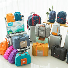 Load image into Gallery viewer, Folding Women Travel Bag Unisex Luggage Travel Handbags WaterProof Travel Bag Large Capacity Bag
