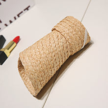 Load image into Gallery viewer, Women Outdoor Pasteable Adjustable Visor Straw Weaving Hat