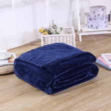 Load image into Gallery viewer, Solid Color Flannel Coral Fleece Blanket Super Soft Plaid Coverlet Sofa Cover Winter Warm Sheets Easy Wash Faux Fur Blankets, 200X230cm, 70x100cm