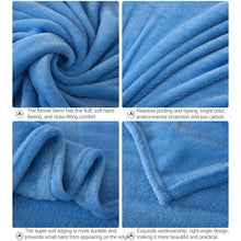 Load image into Gallery viewer, Solid Color Flannel Coral Fleece Blanket Super Soft Plaid Coverlet Sofa Cover Winter Warm Sheets Easy Wash Faux Fur Blankets, 200X230cm, 70x100cm