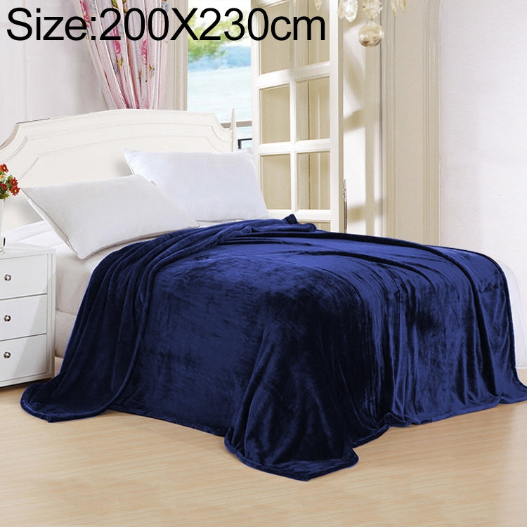 Solid Color Flannel Coral Fleece Blanket Super Soft Plaid Coverlet Sofa Cover Winter Warm Sheets Easy Wash Faux Fur Blankets, 200X230cm, 70x100cm
