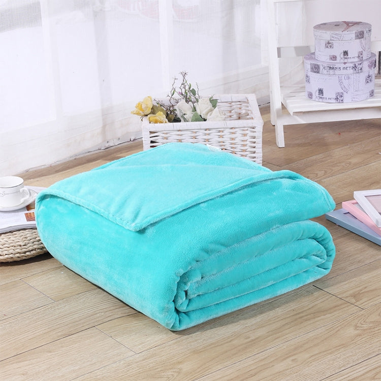 Solid Color Flannel Coral Fleece Blanket Super Soft Plaid Coverlet Sofa Cover Winter Warm Sheets Easy Wash Faux Fur Blankets, 230X250cm, 200X230cm, 180x200cm, 150x200cm, 100x140cm, 70x100cm