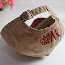 Load image into Gallery viewer, Alphabet Pattern Canvas Baseball Cap