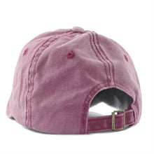 Load image into Gallery viewer, Women Solid Color Washable Purified Cotton Baseball Cap Hip Hop Hat