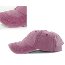 Load image into Gallery viewer, Women Solid Color Washable Purified Cotton Baseball Cap Hip Hop Hat