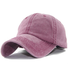Load image into Gallery viewer, Women Solid Color Washable Purified Cotton Baseball Cap Hip Hop Hat