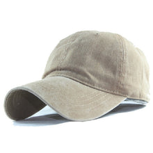 Load image into Gallery viewer, Women Solid Color Washable Purified Cotton Baseball Cap Hip Hop Hat